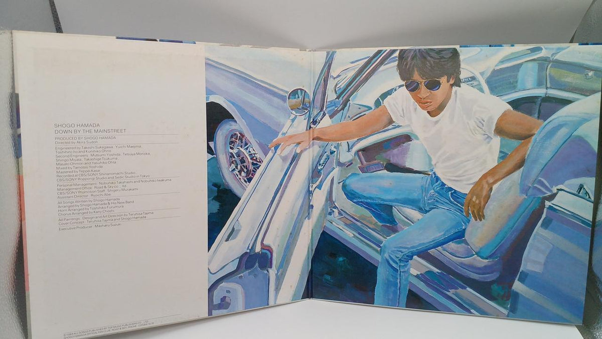 CBS Sony LP Record Shogo Hamada / Down by the Main Street