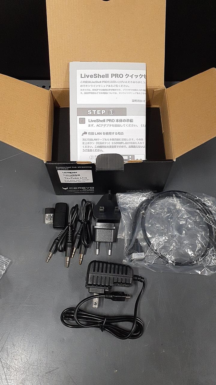 CEREVO Live streaming device LIVESHELL.PRO CDP-LS02A