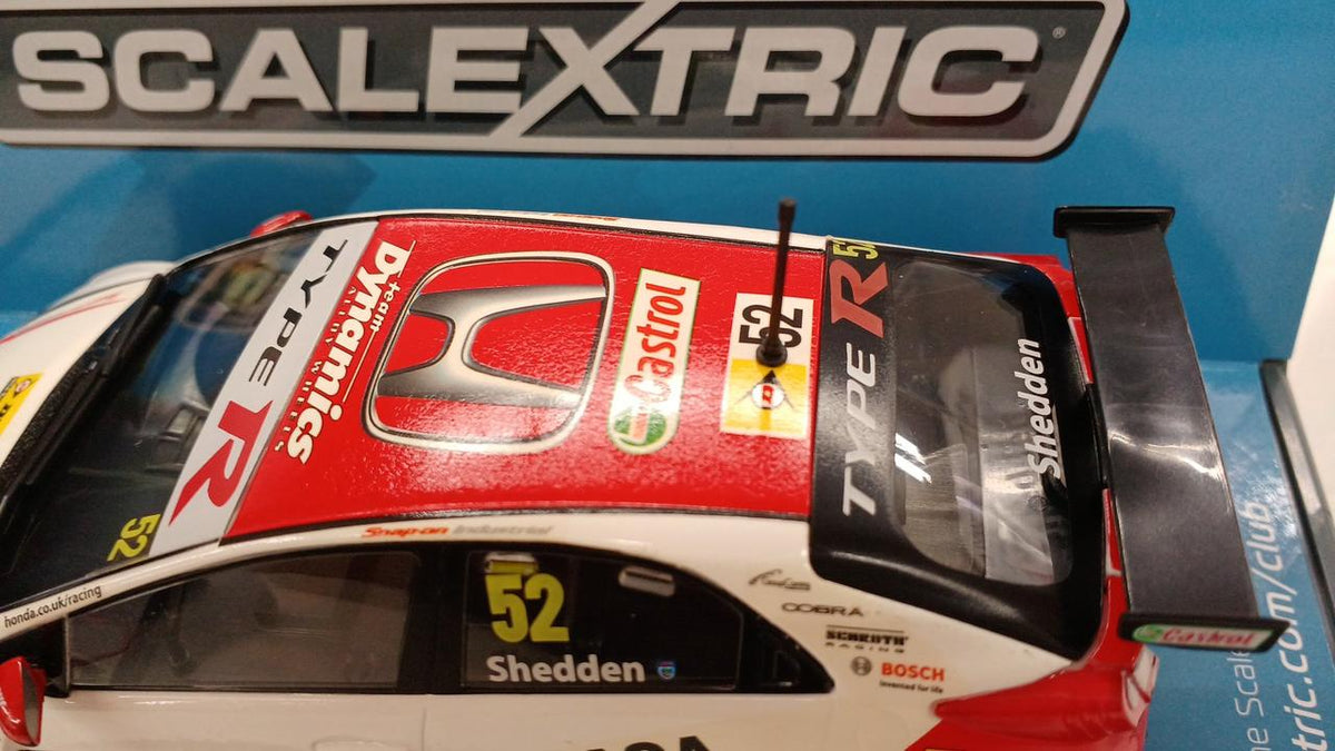 SCALEXTRIC Slot Car BTCC HONDA CIVIC TYPER - Banzai Thrifting | BanzaiHobby