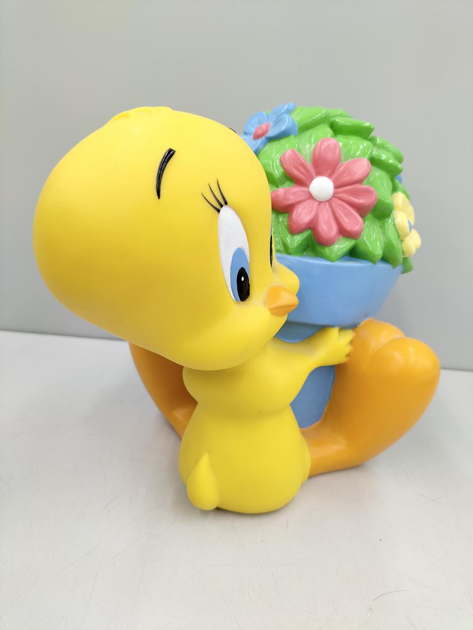 WARNER BROS Soft Vinyl Piggy Bank Tweety