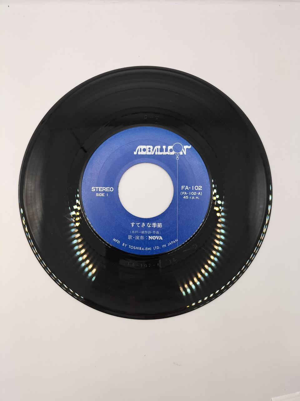 Toshiba EMI EP Record 'Wonderful Season' NOVA
