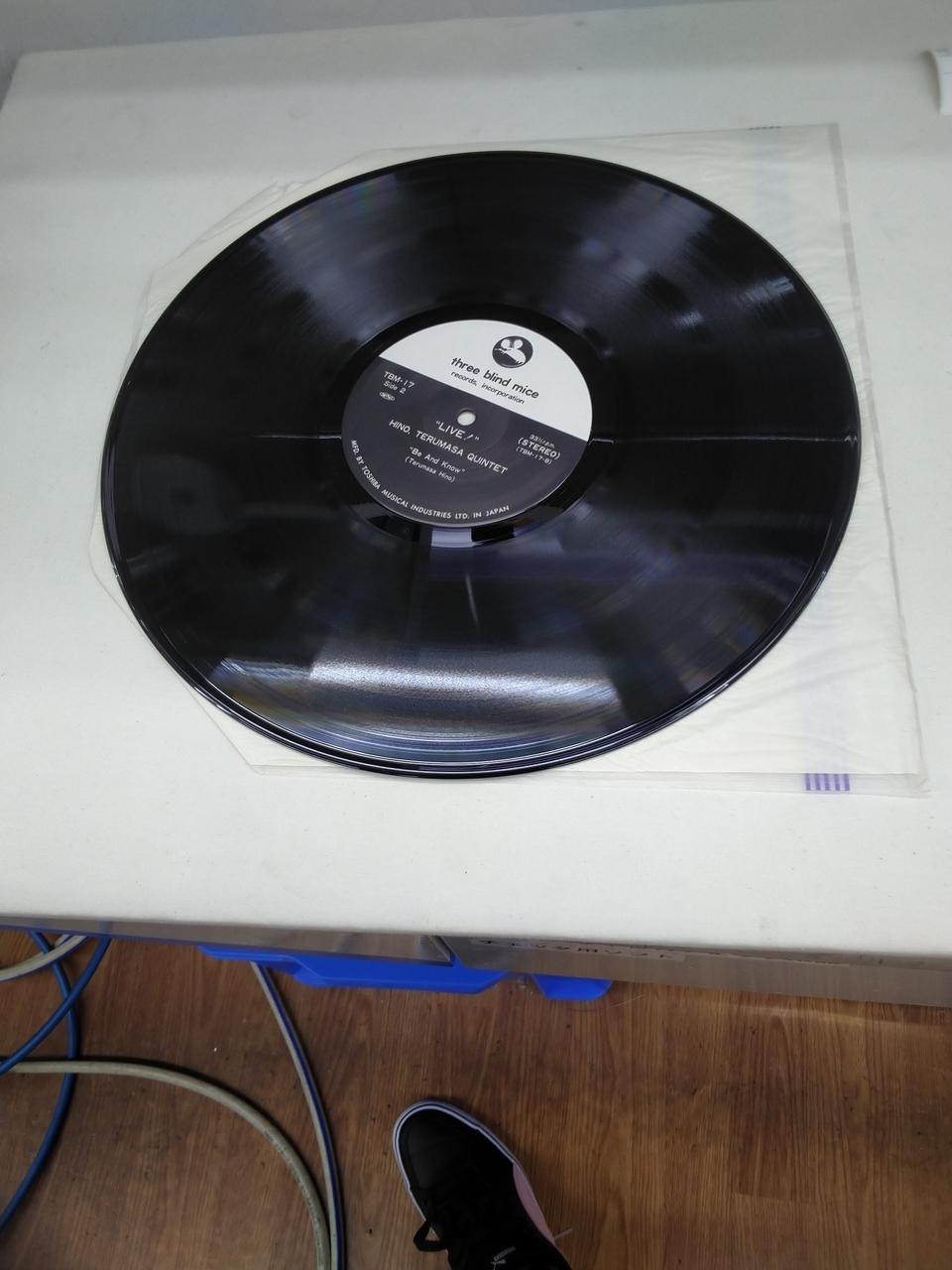 PRINTED IN JAPAN LP TBM-17 LIVE HINO,TERUMASA