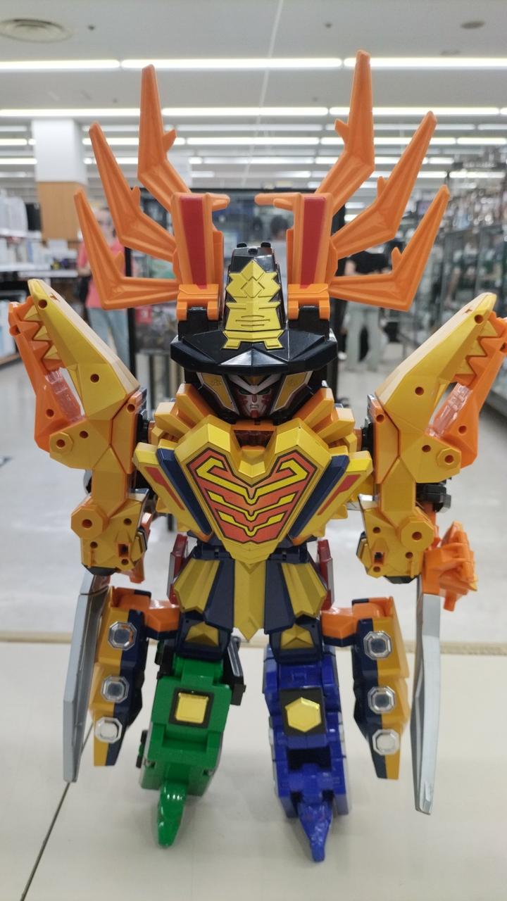 BANDAI Robot & Soft Vinyl Figure Daikai Shinken-O with Kadashiki Origami
