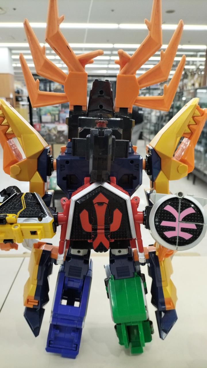 BANDAI Robot & Soft Vinyl Figure Daikai Shinken-O with Kadashiki Origami