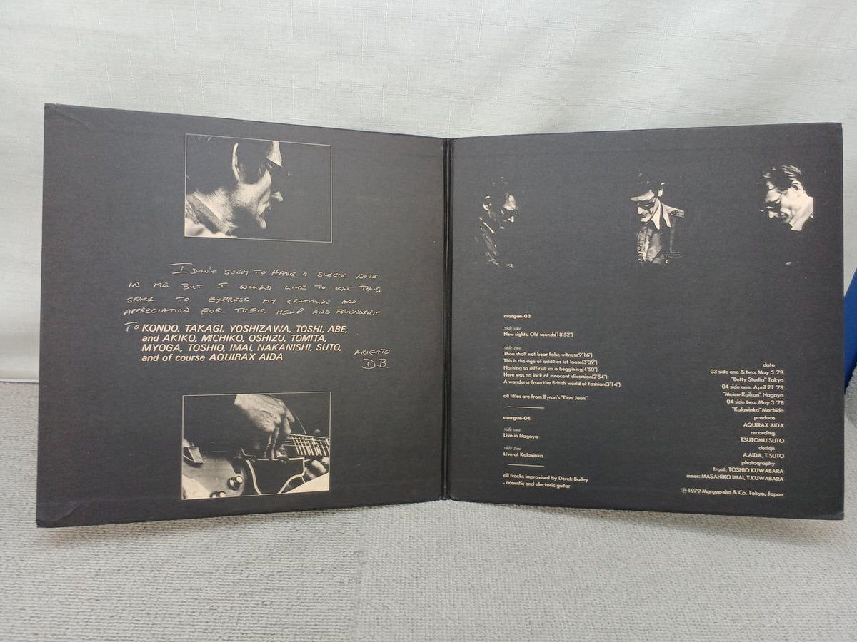 MORGUE DEREK BAILEY NEW SIGHTS,OLD SOUNDS