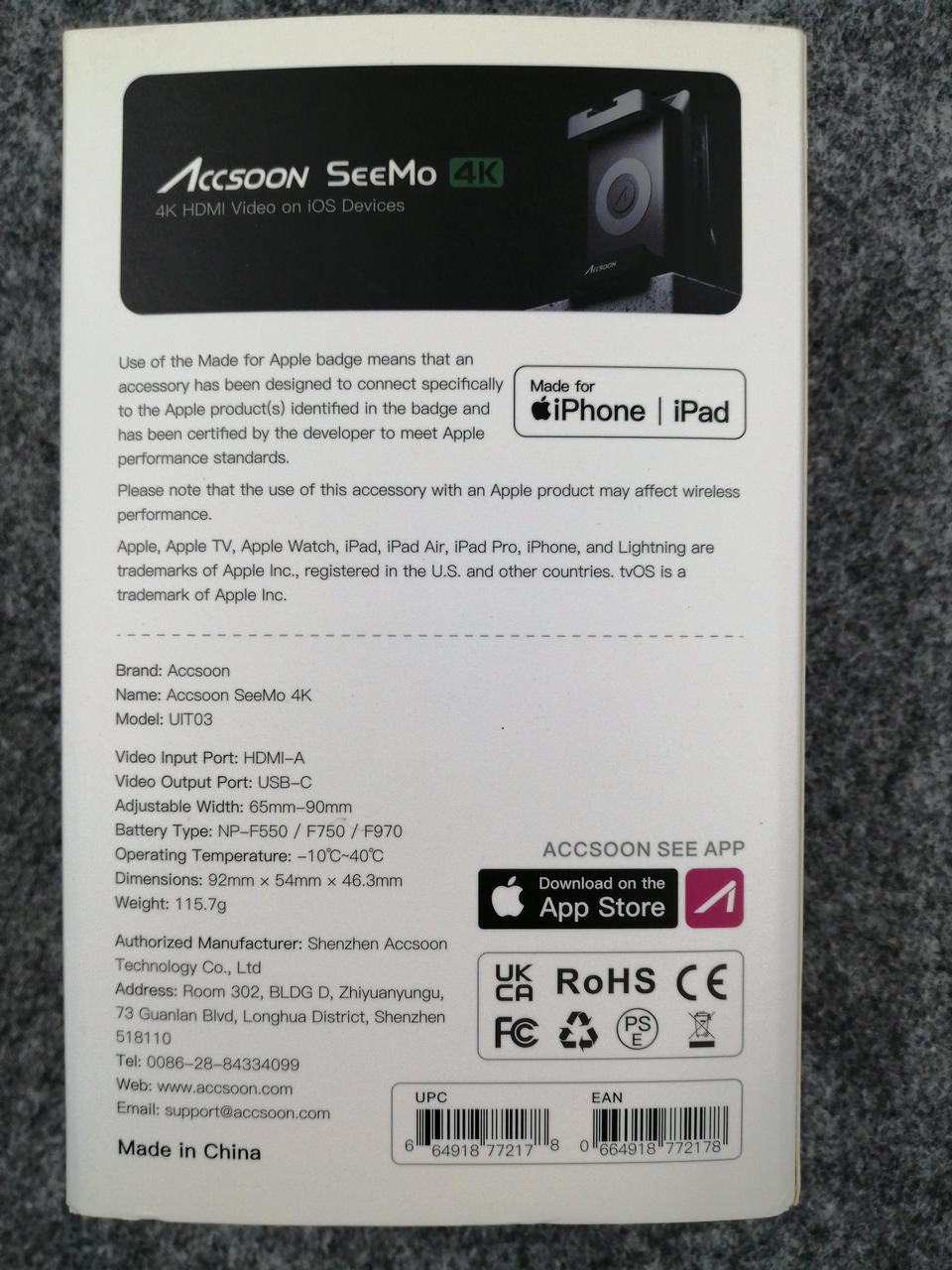 ACCSOON Video Capture UIT03