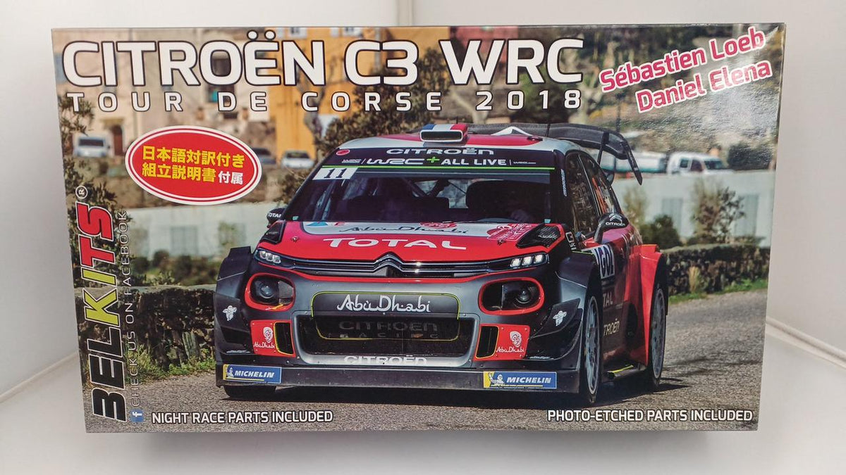 Belkit 1/24 Citroën C3 WRC 2018 Tour de Co "Plastic Model" - Banzai Thrifting | BanzaiHobby
