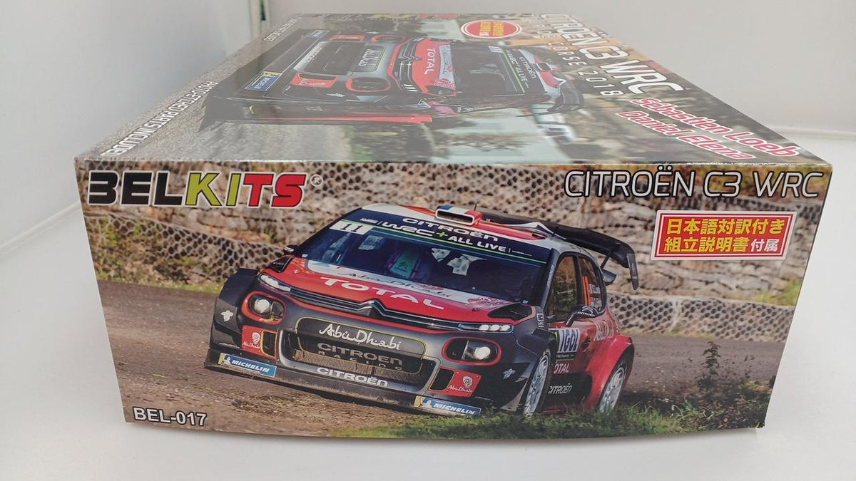 Belkit 1/24 Citroën C3 WRC 2018 Tour de Co "Plastic Model" - Banzai Thrifting | BanzaiHobby