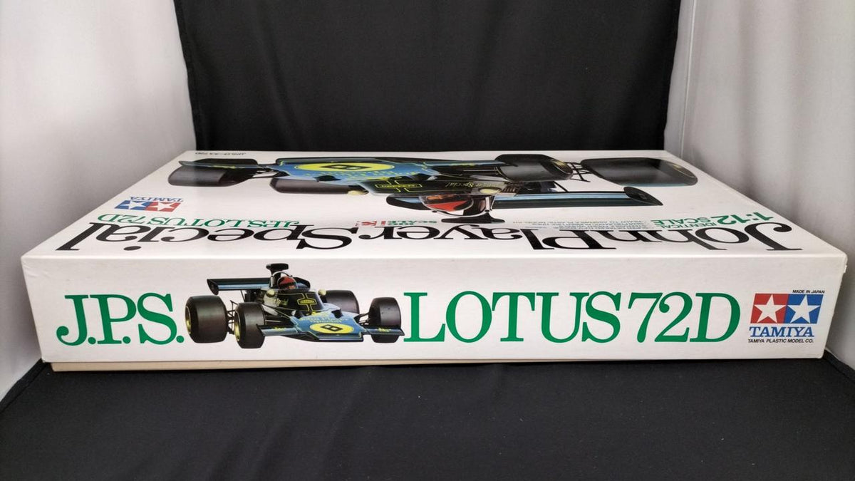 TAMIYA 1/12 Scale Plastic Model J.P.S. Lotus 72D - Banzai Thrifting | BanzaiHobby