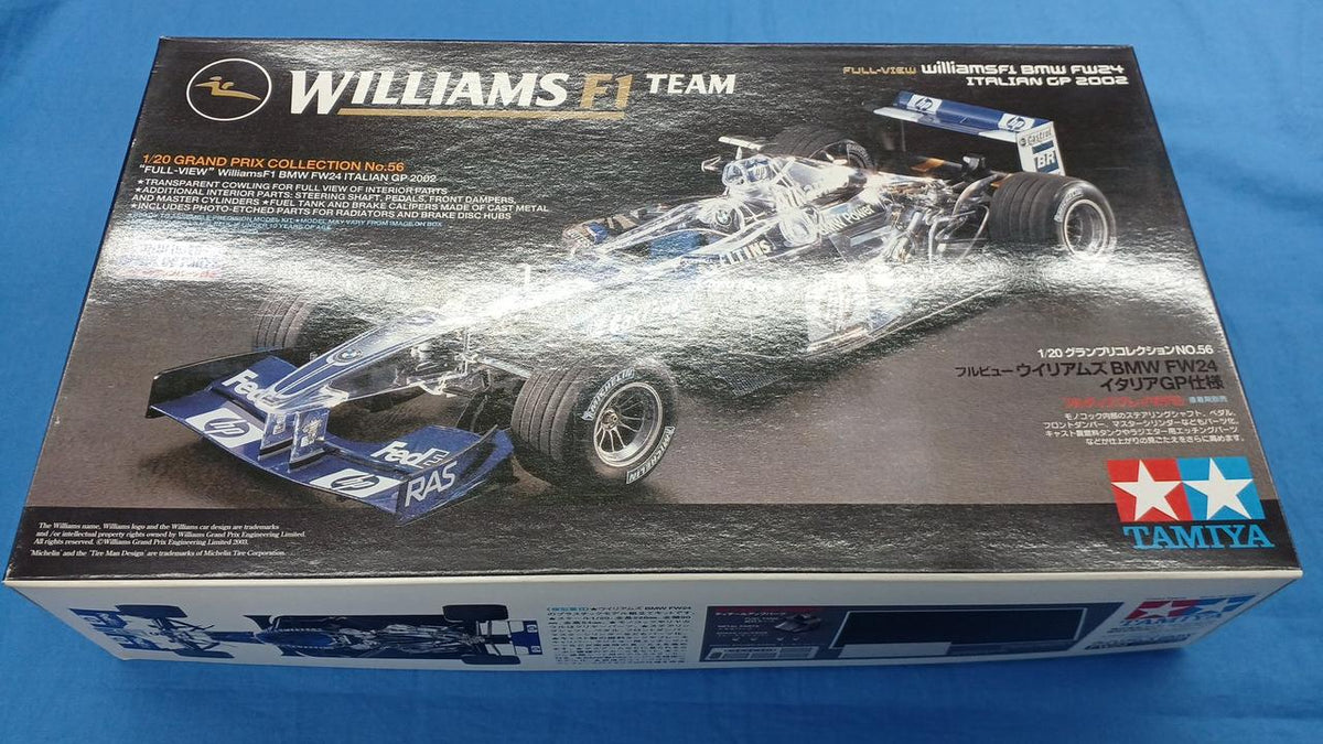 TAMIYA Plastic Model 1/20 WILLIAMS F1 TEAM BMW FW2 - Banzai Thrifting | BanzaiHobby