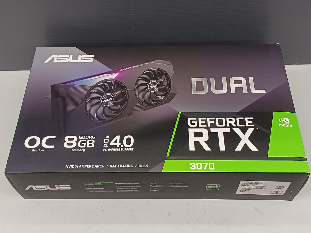 ASUS Video Card: DUAL-RTX3070-O8G