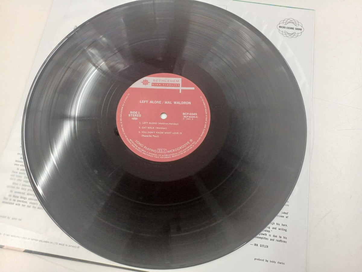 Nippon Columbia LP LEFT ALONE/MAL WALDRON