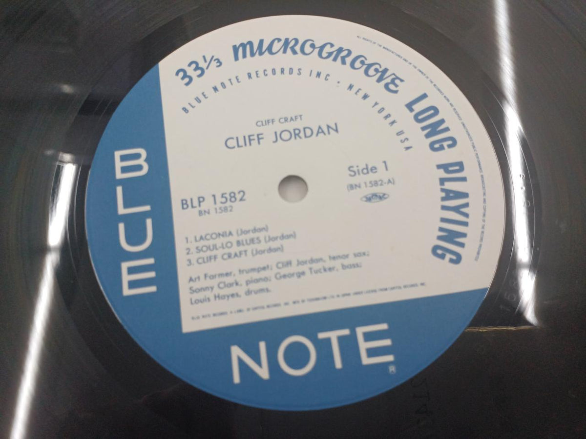Toshiba EMI LP CLIFF CRAFT/CLIFF JORDAN