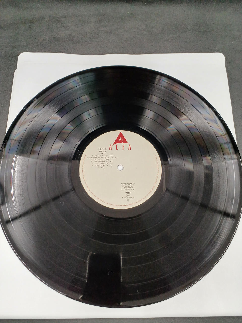 Alfa Records YMO/SERVICE: YLR-28013