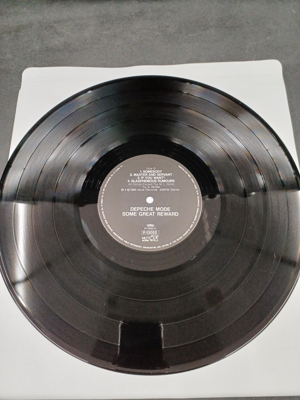 Warner Pioneer Depeche Mode / Sam Great Reward (Liner Missing P-13052)