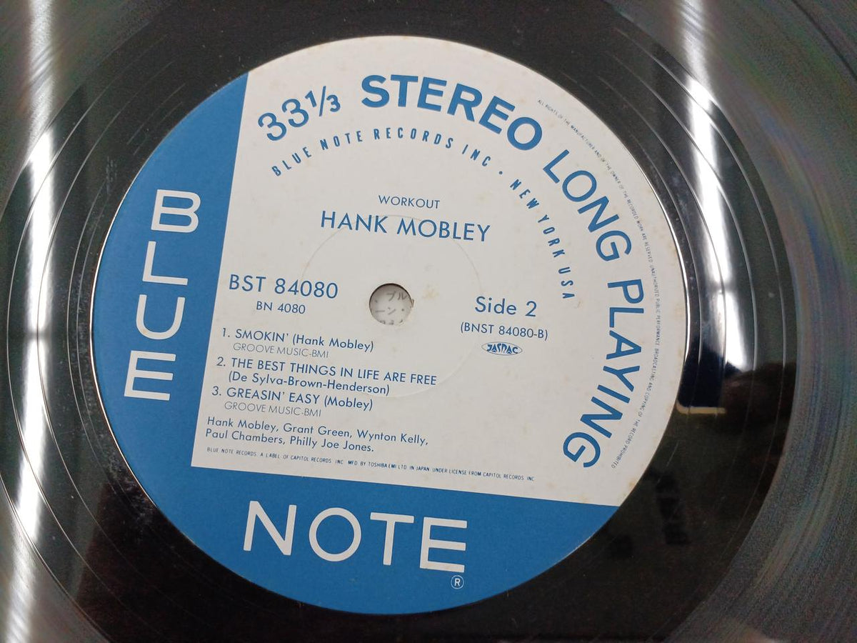 Toshiba EMI LP WORK OUT/HANK MOBLEY