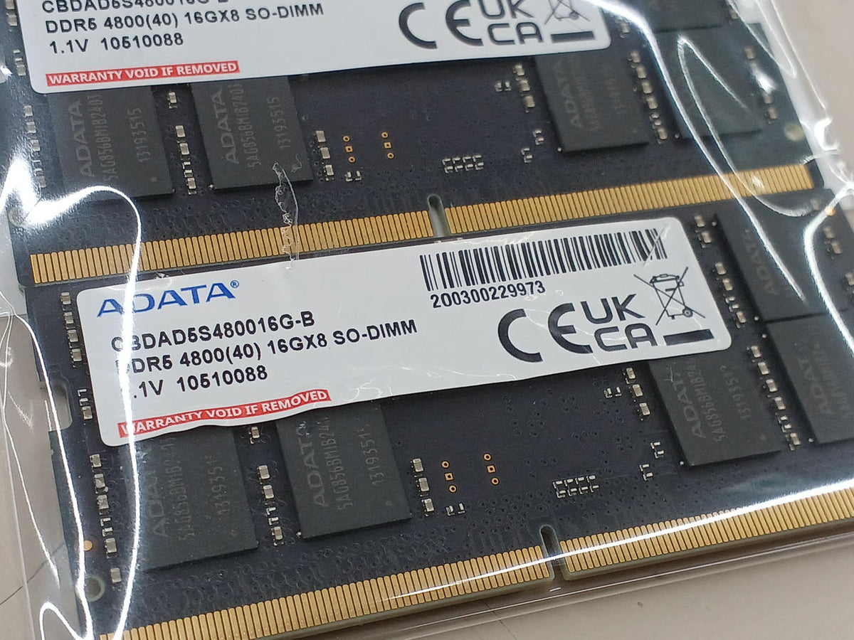 ADATA Laptop Memory 16GB×2 DDR5-4800 (PC5-38400)