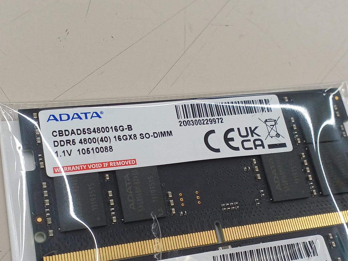 ADATA Laptop Memory 16GB×2 DDR5-4800 (PC5-38400)