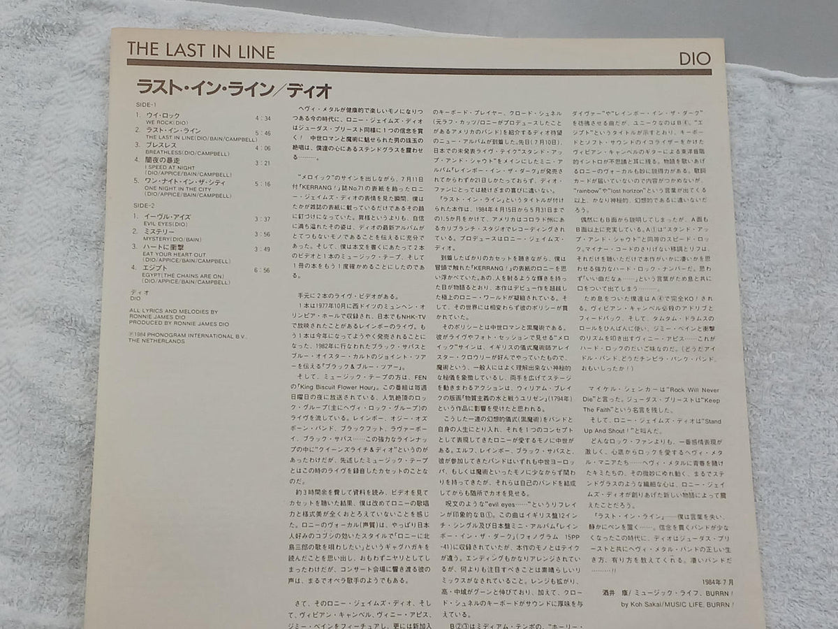 Vatigoré Court Dio - Last in Line. 25PP-131
