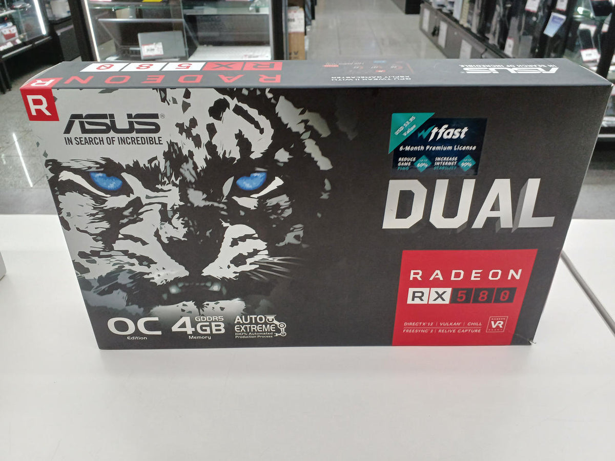 ASUS Graphics Card DUAL-RX580-O4G