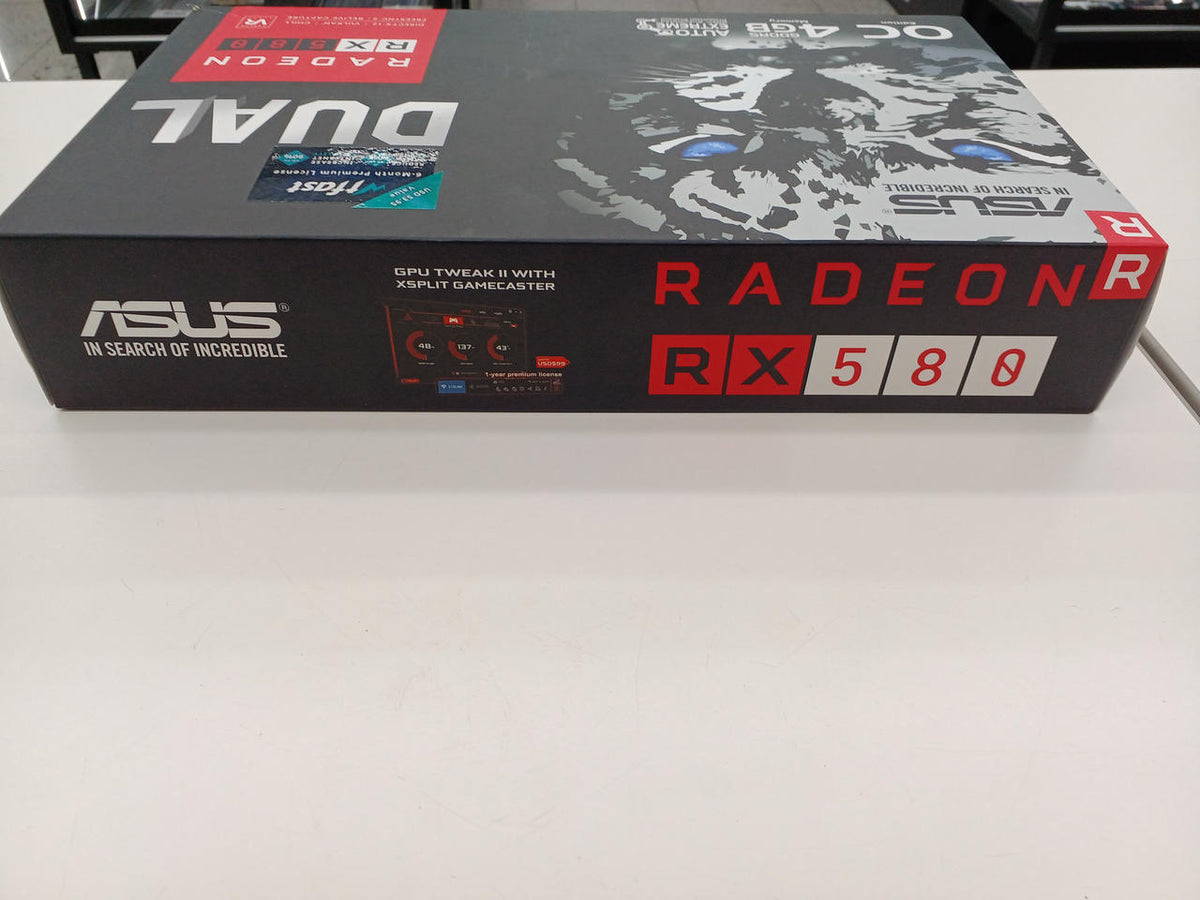 ASUS Graphics Card DUAL-RX580-O4G