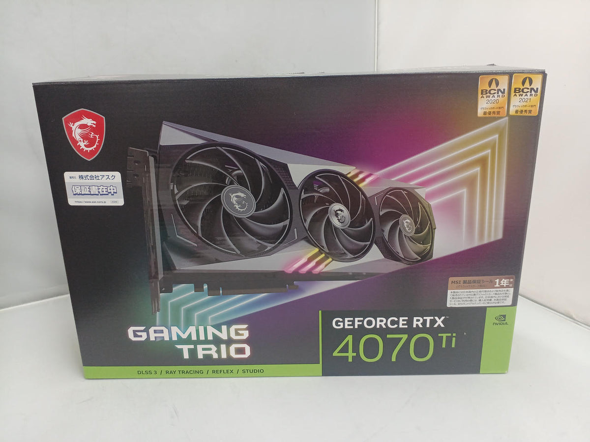 MSI Graphics Card: RTX 4070 Ti GAMING X TRIO 12G