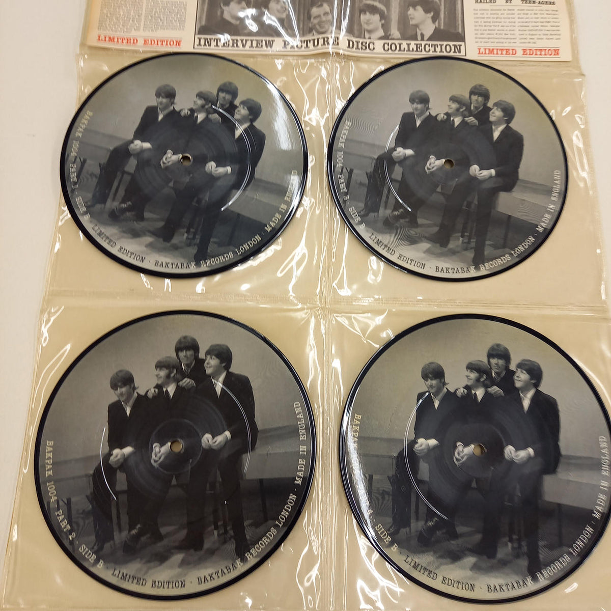 unclear Picture Records BEATLES PICTURE DISC COLLECTIO