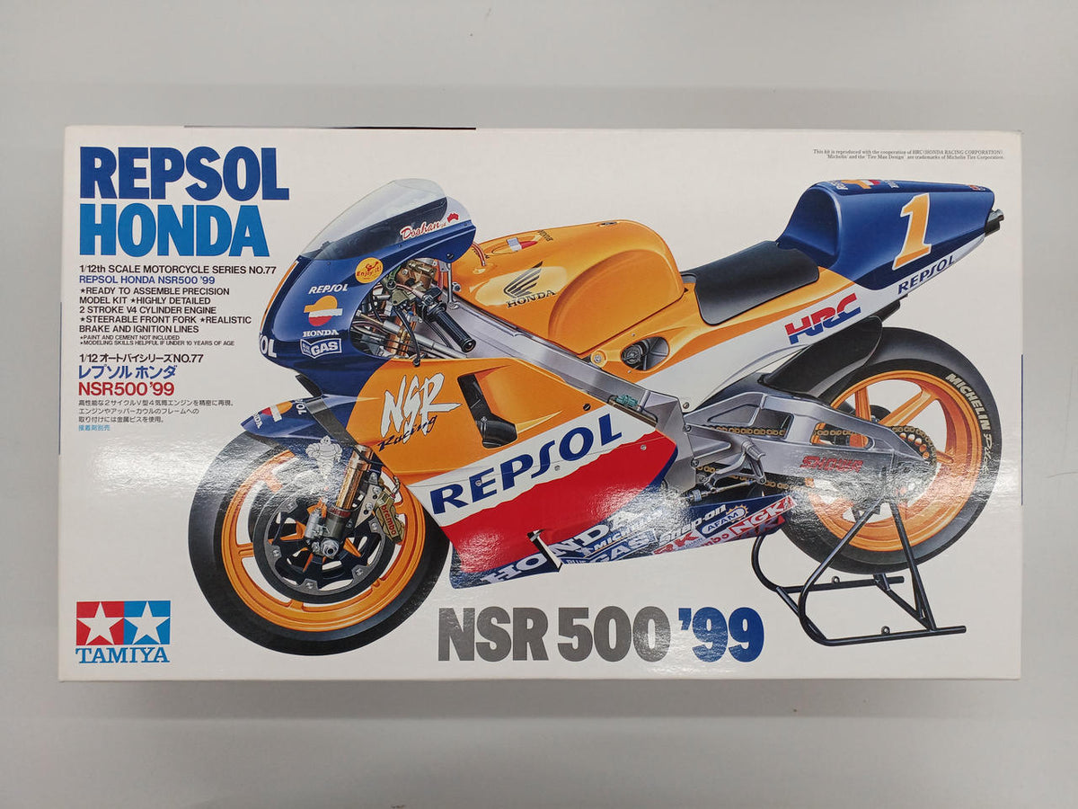 TAMIYA 1/12 Motorcycle Series Repsol Honda NSR500 '99 - Banzai Thrifting | BanzaiHobby