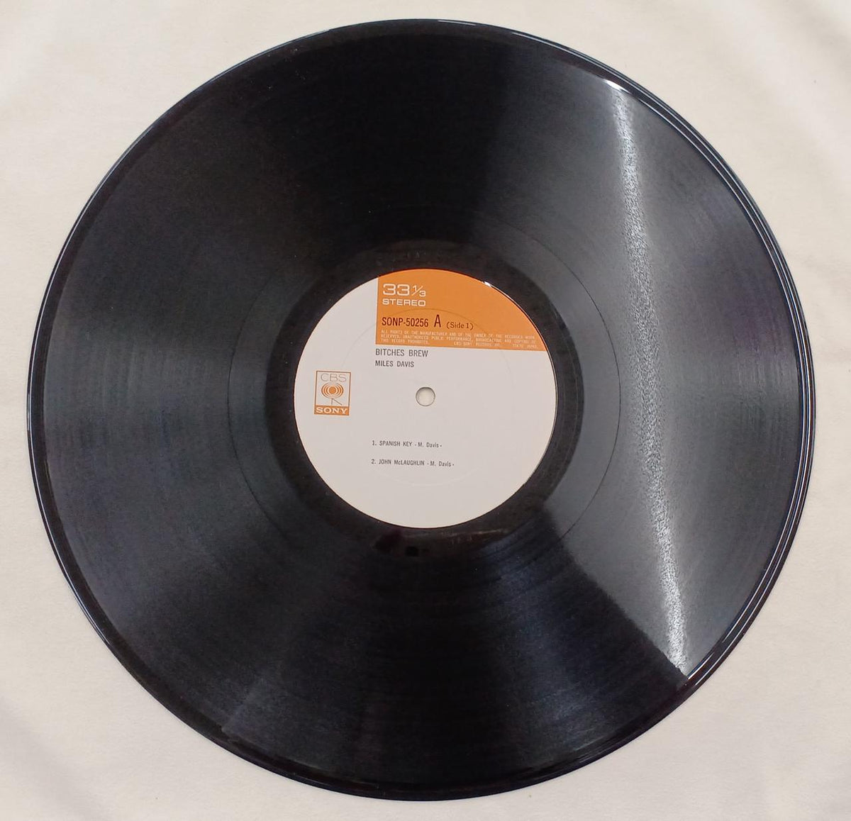 SONY Record MILES DAVIS BITCHES BREW