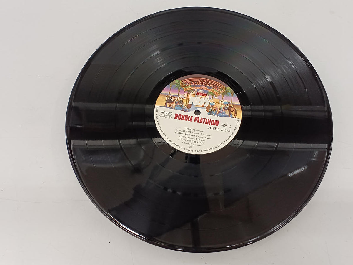 VICTOR Western Music Record KISS / Double Platinum