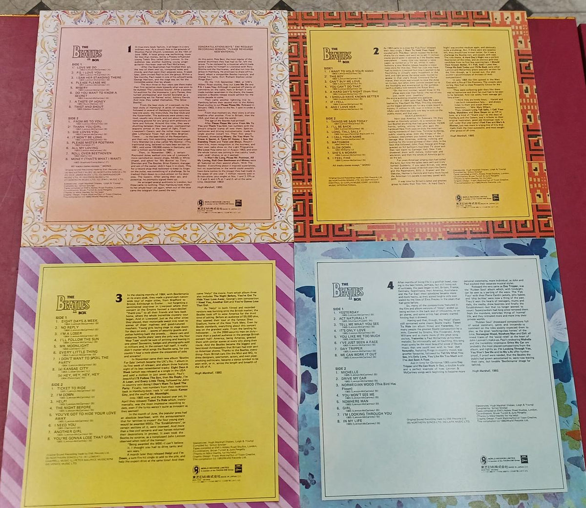Toshiba EMI Record THE BEATLS BOX