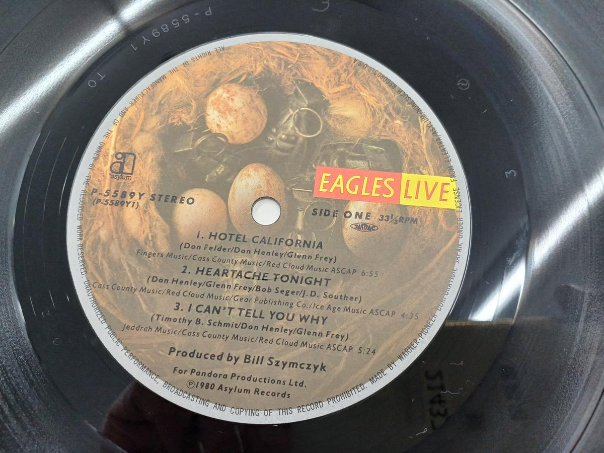 Warner Pioneer LP EAGLES LIVE