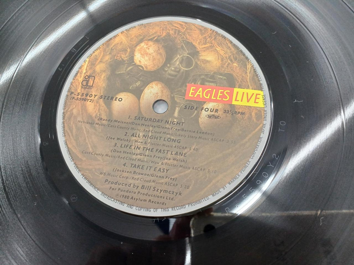 Warner Pioneer LP EAGLES LIVE