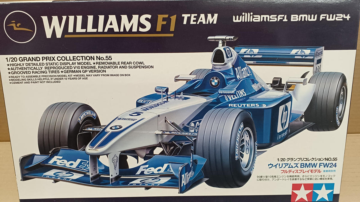 Tamiya 1/20 scale plastic model Williams BMW FW24