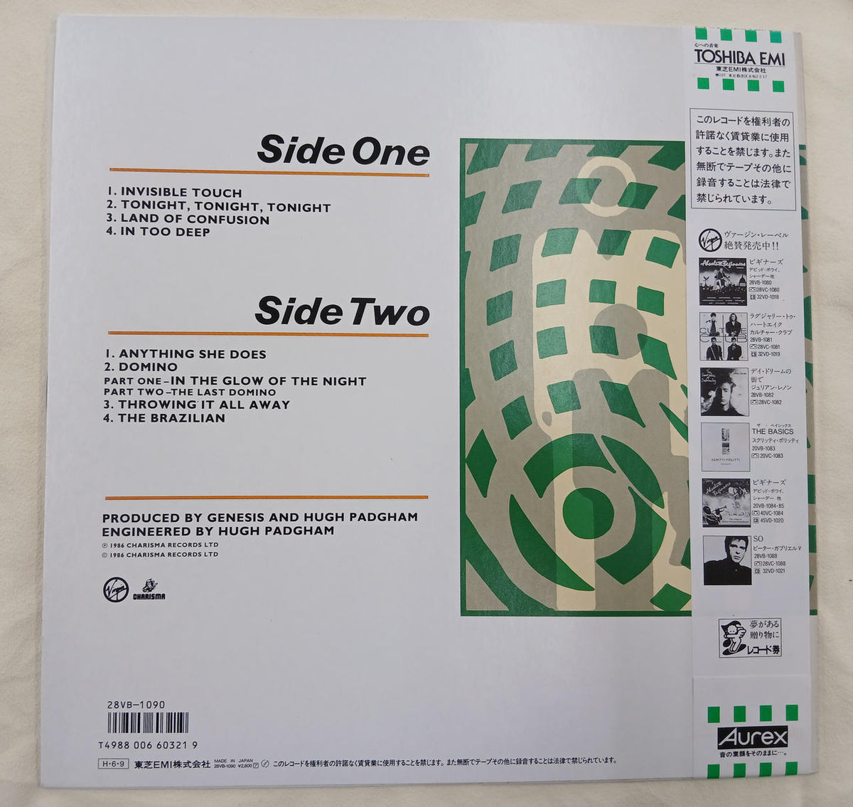 Toshiba EMI Record: Invisible Touch