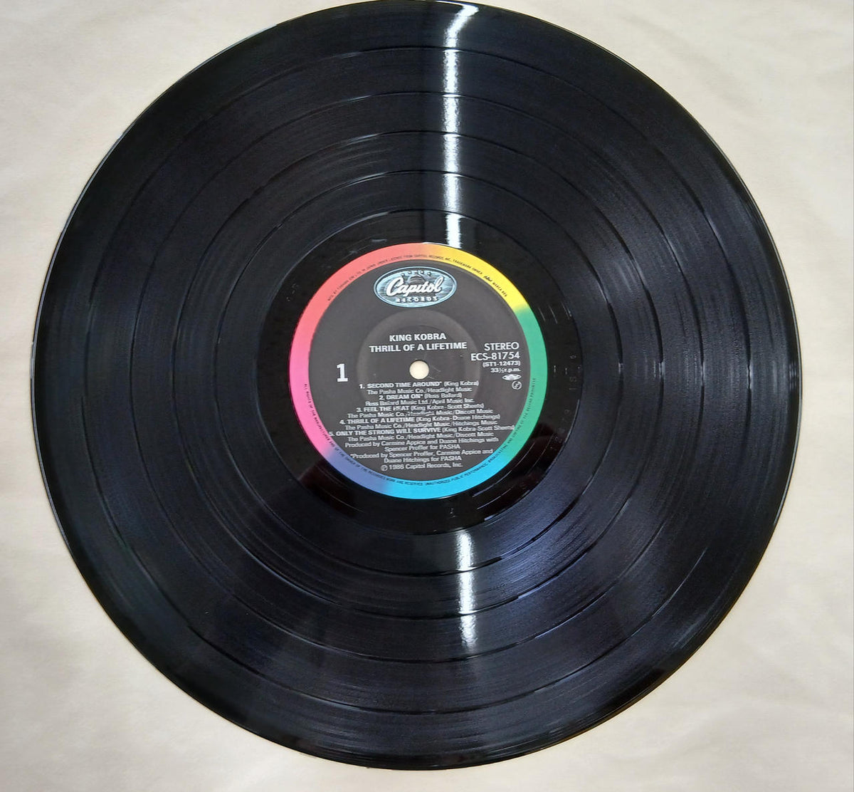 Toshiba EMI Record: Street Corner Thrill