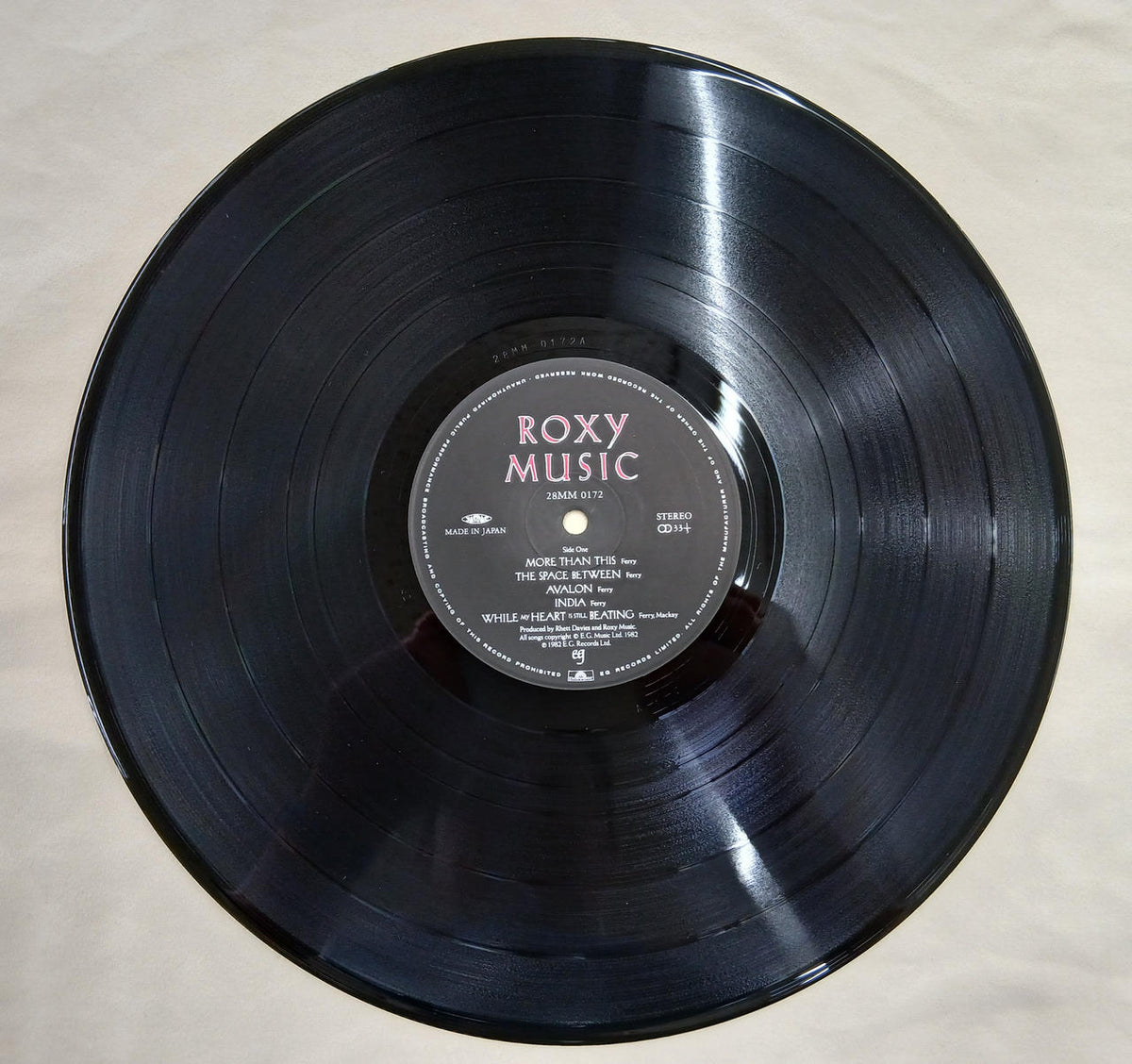 Polydor Records Record Avalon