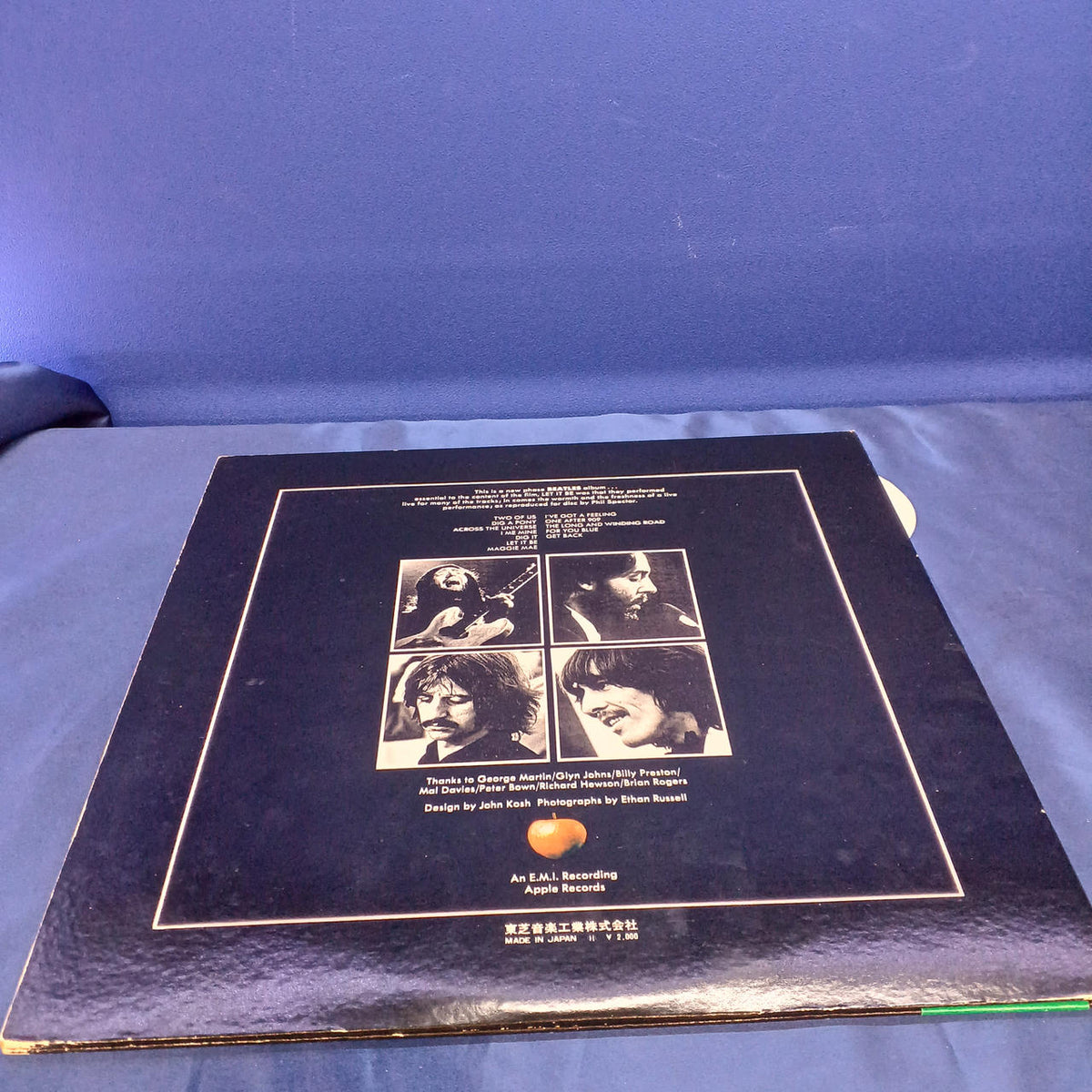 Toshiba Musical Industries, Ltd. LP Record AP-80189 / The Beatles Let It