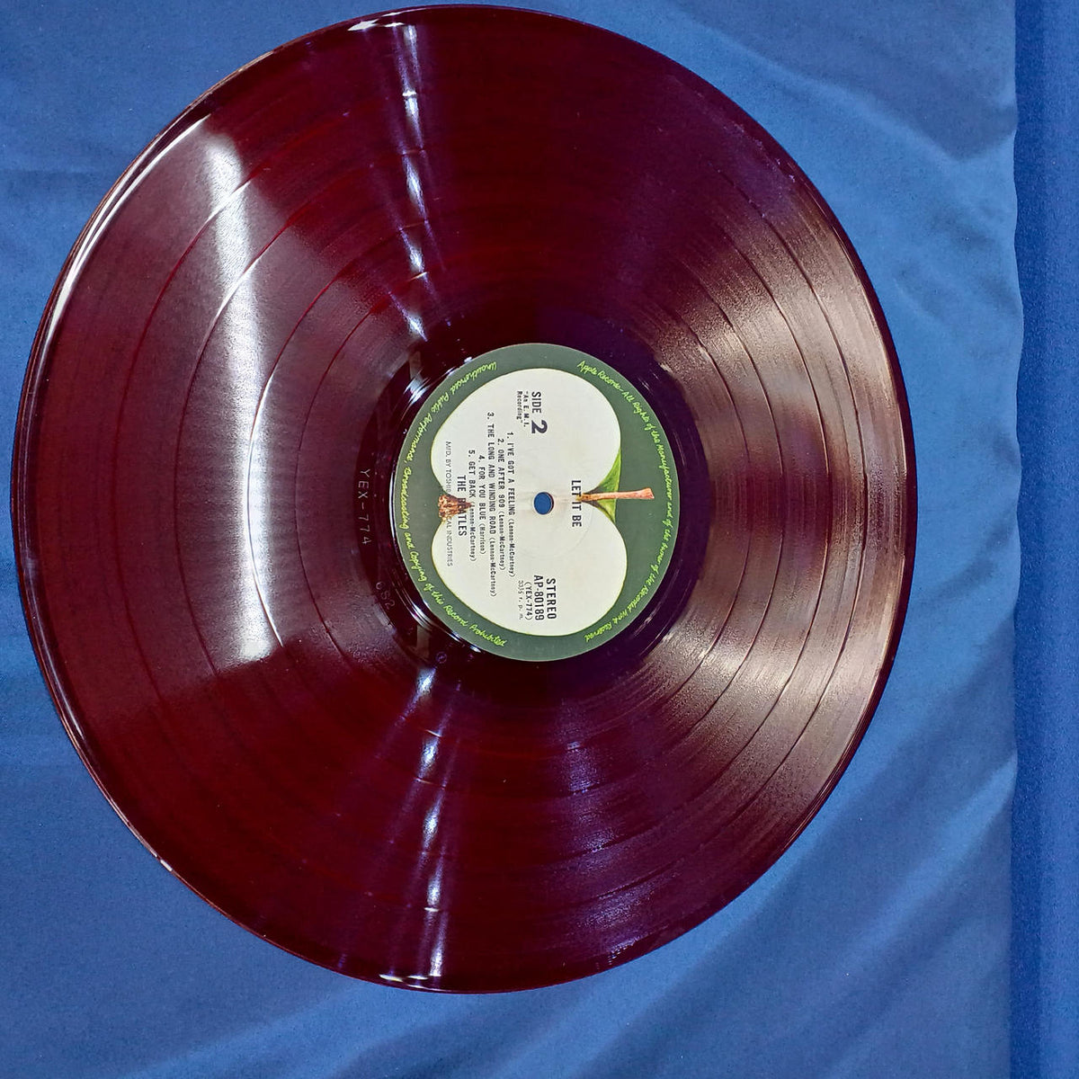 Toshiba Musical Industries, Ltd. LP Record AP-80189 / The Beatles Let It