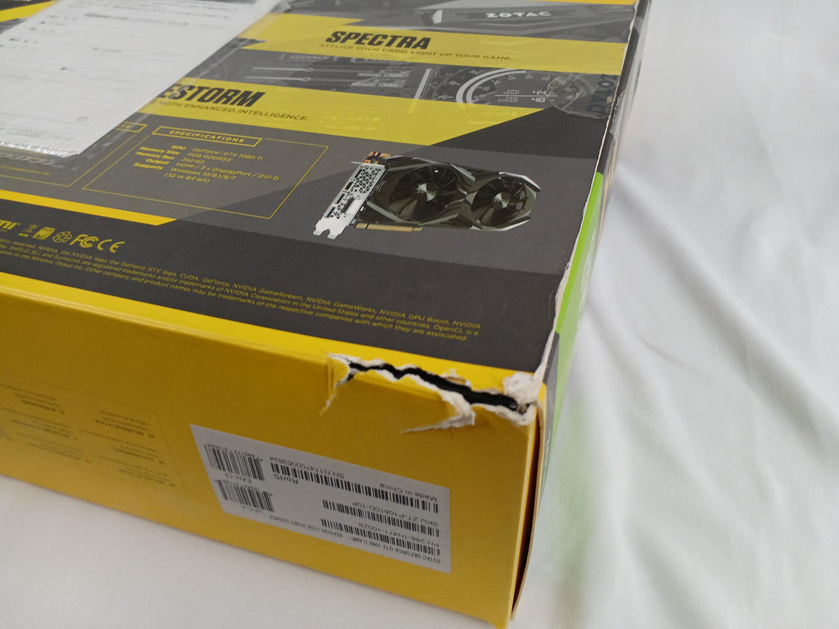 ZOTAC Graphics Card: GEFORCE GTR 1080 TI 11GB