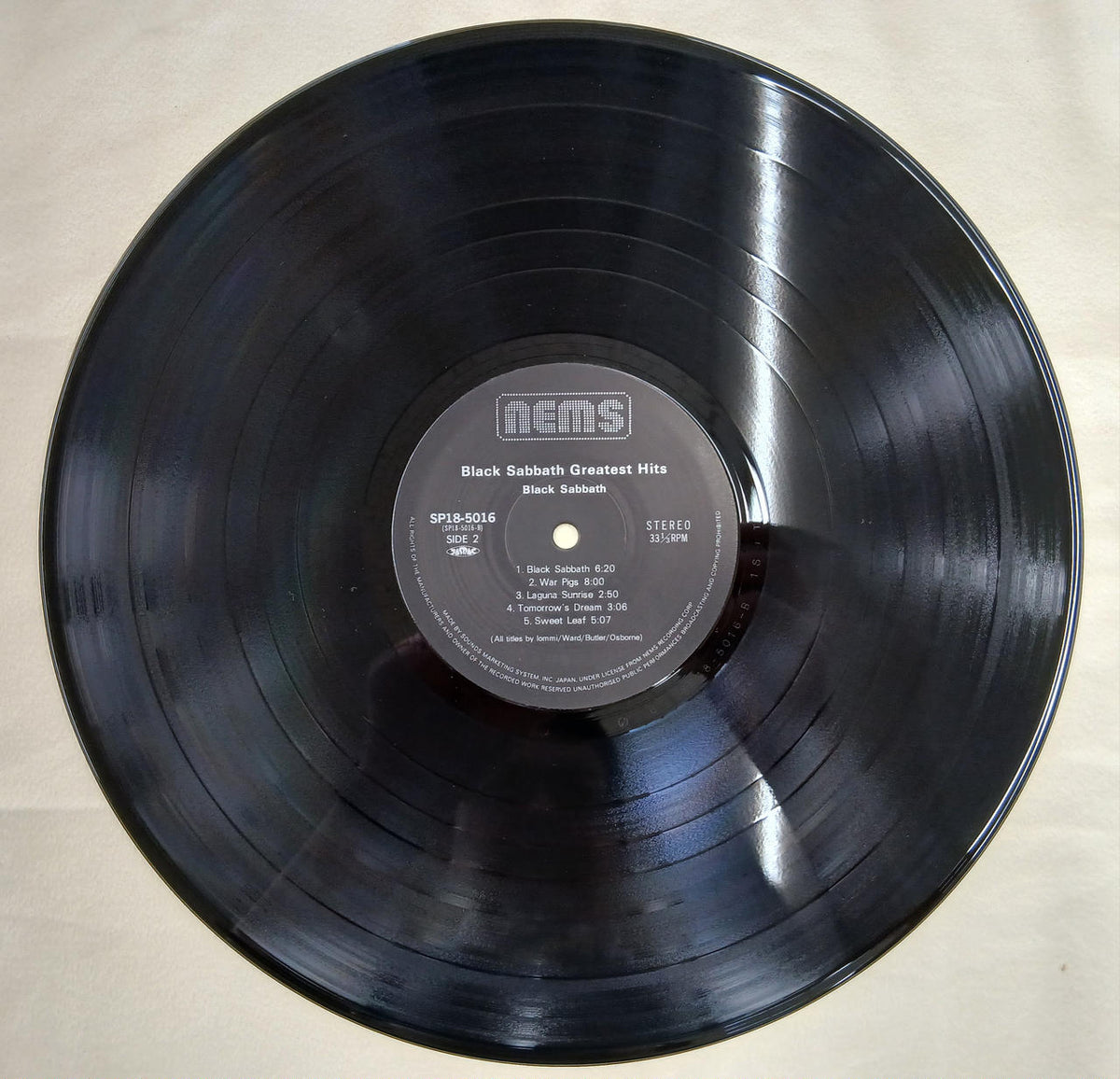 NEWS Record: Black Sabbath Greatest Hits