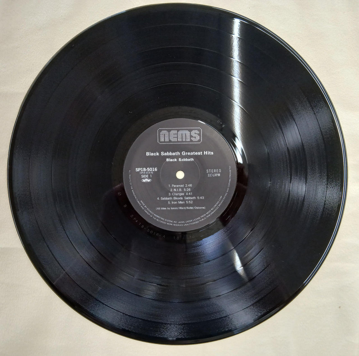 NEWS Record: Black Sabbath Greatest Hits