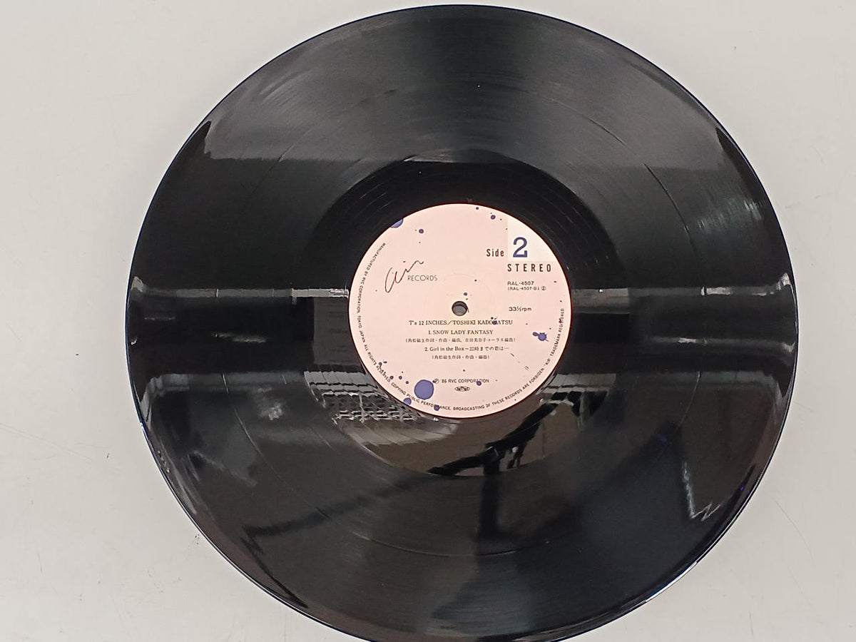 AIR Japanese Music Record Toshiki Kadomatsu / T'S12INCHES