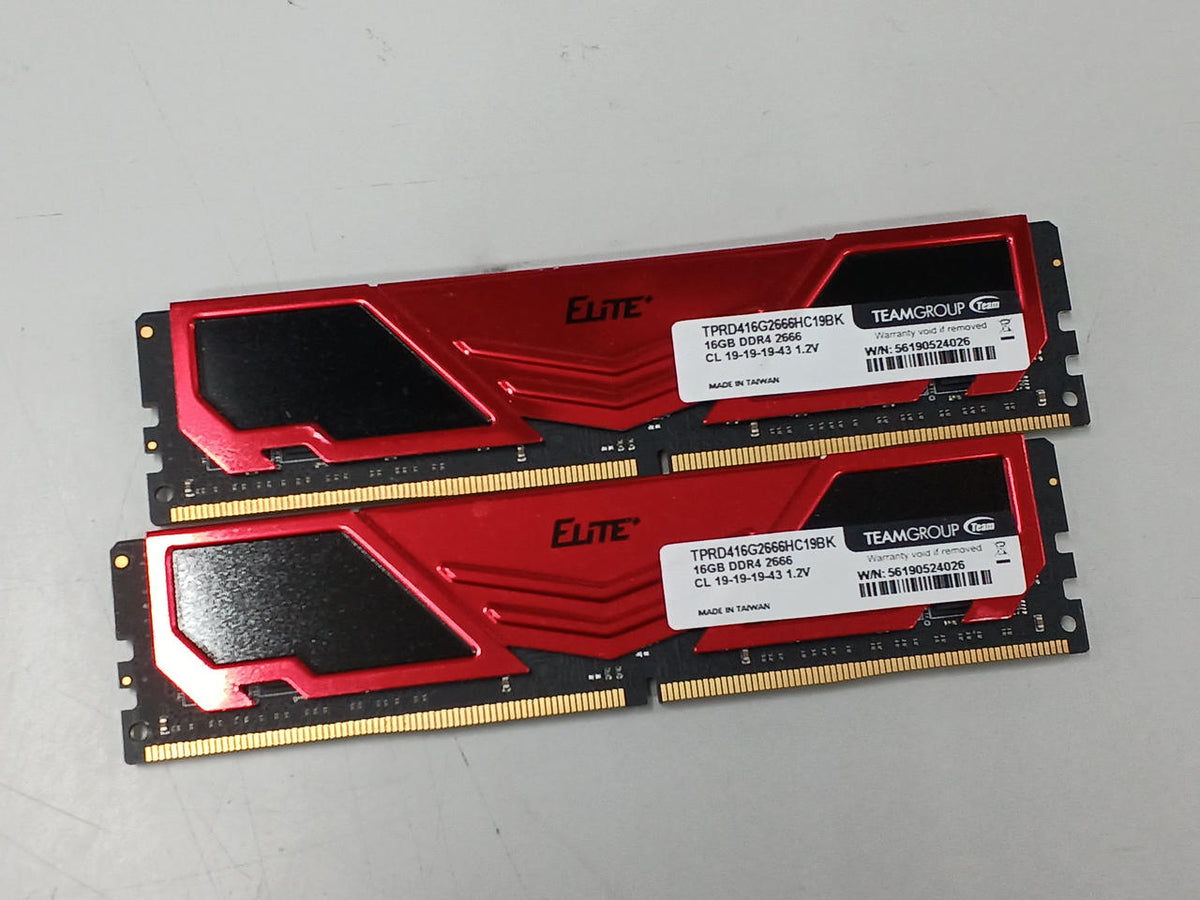TEAM Desktop Memory: DDR4 32GB (16GB×2)