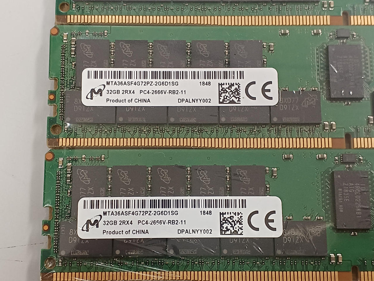 MICRON Server Memory: DDR4 128GB (32GB×4)
