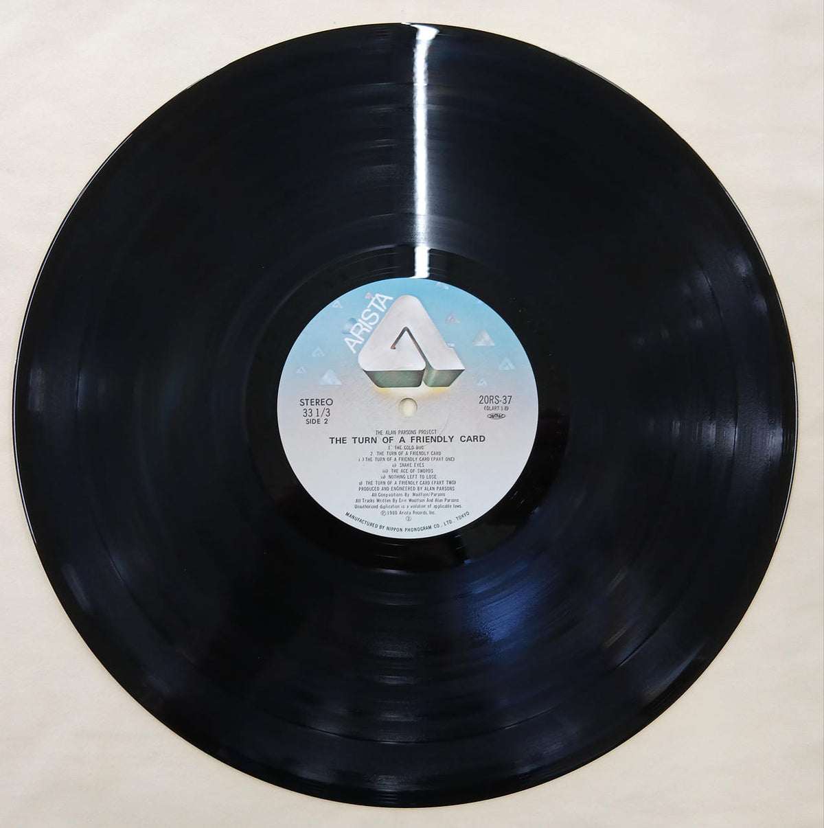ARISTA RECORDS Record: Alan Parsons Project 5-Disc Set