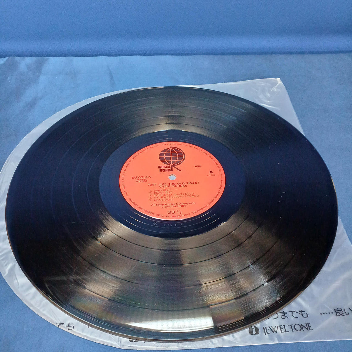 OVERSEAS LP CRAIG RUHNKE JUST LIKE THE SUX-234-V