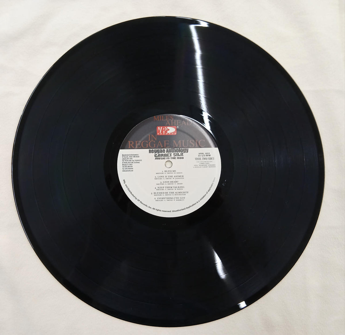 VP RECORDS Record MUSIC IS THE ROD