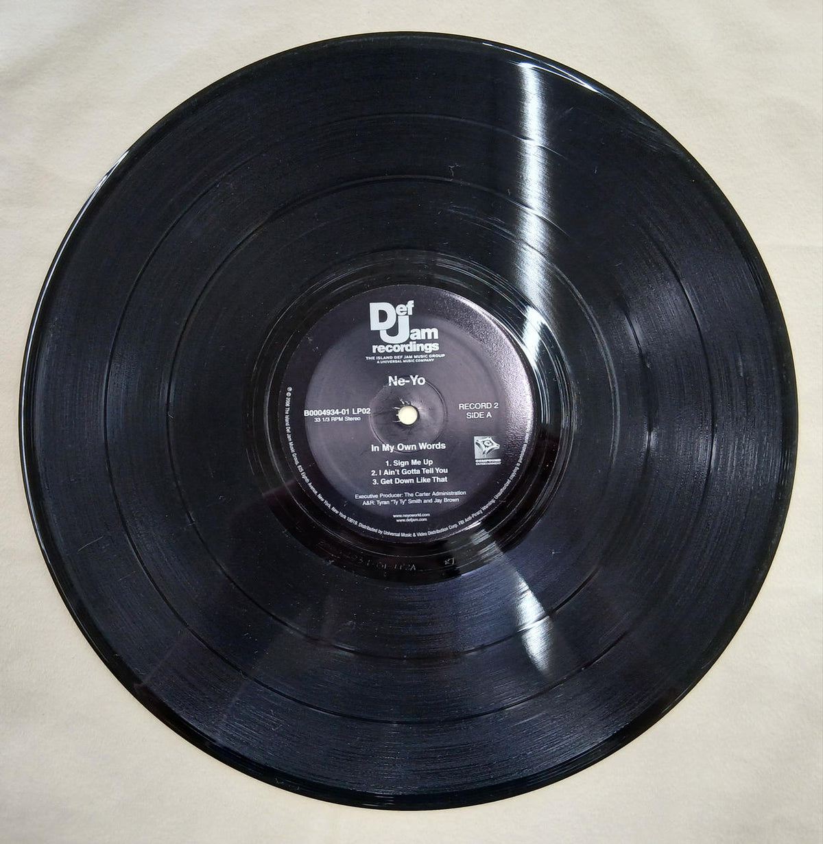 DEFJAM RECORDS Record IN MY OWN WORDS