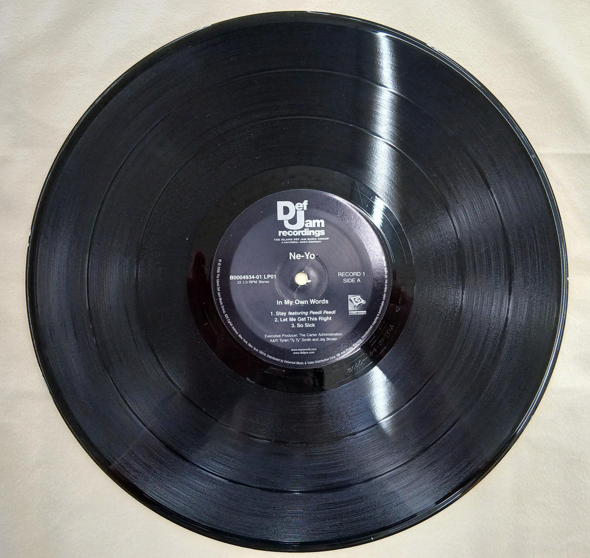 DEFJAM RECORDS Record IN MY OWN WORDS